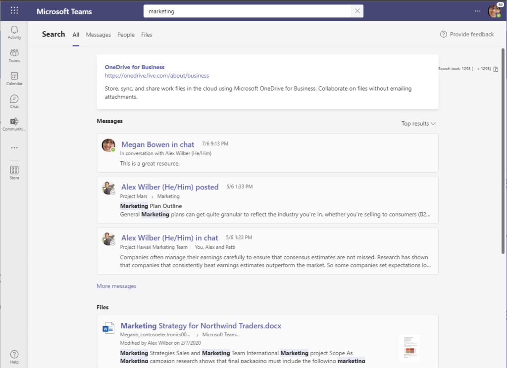 amgerpro_Microsoft Teams search results page screenshot_new